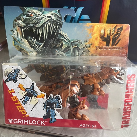 Transformers Age of Extinction Grimlock One-Step Changer - Picture 1 of 6